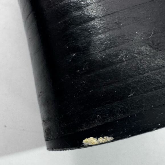 VTG Y2K  90s White Mountain  Chunky  Black Leather  Square Toe Boots Size 10 - Picture 10 of 10